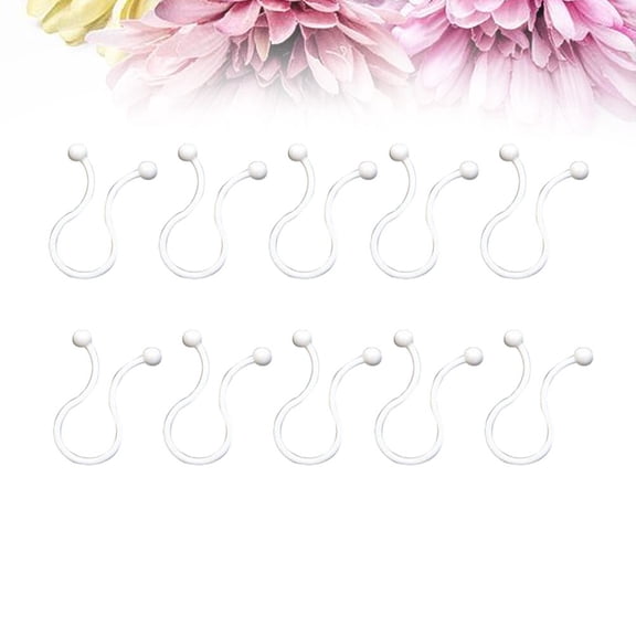 FESTFENDS Wire Holder Cord Management Organizer White 30Pcs PP Material