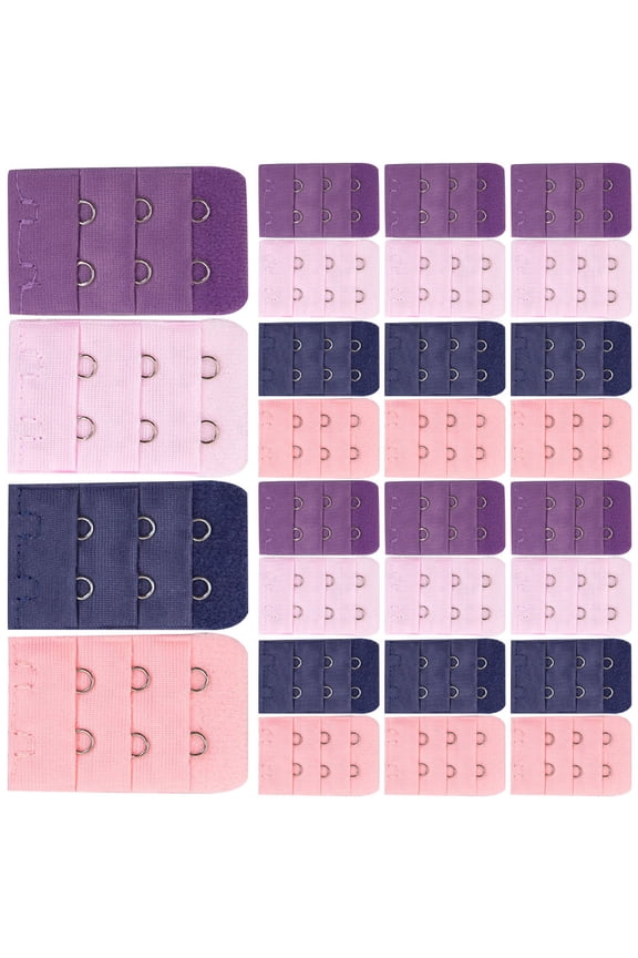 WHAMVOX 30 Pcs Extended under Bra Strap Extension Hooks Pack of 's