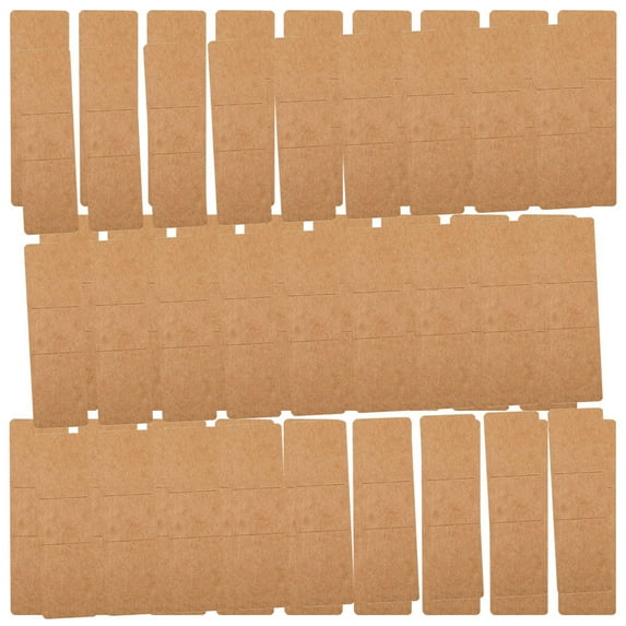 WHAMVOX 30 Pcs Stylish Office Bookmark Supplies Compact Display Cards Khaki