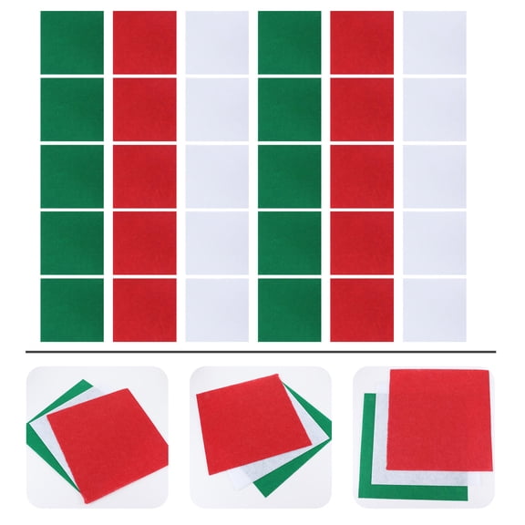 WHAMVOX  30 Sheets Patchwork Fabric Crafting Felt DIY Projects Costume Decor