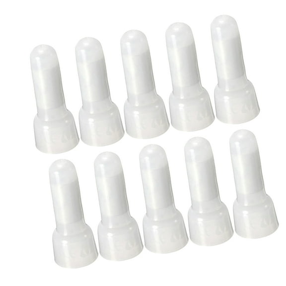 FESTFENDS Automotive Wire Connectors Crimp Caps Plastic 300Pack White