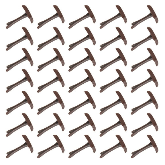 WHAMVOX 300 Pcs Rivet Square Round Feet and Feet Nails DIY Studs Work 0.8X0.4X0.4CM