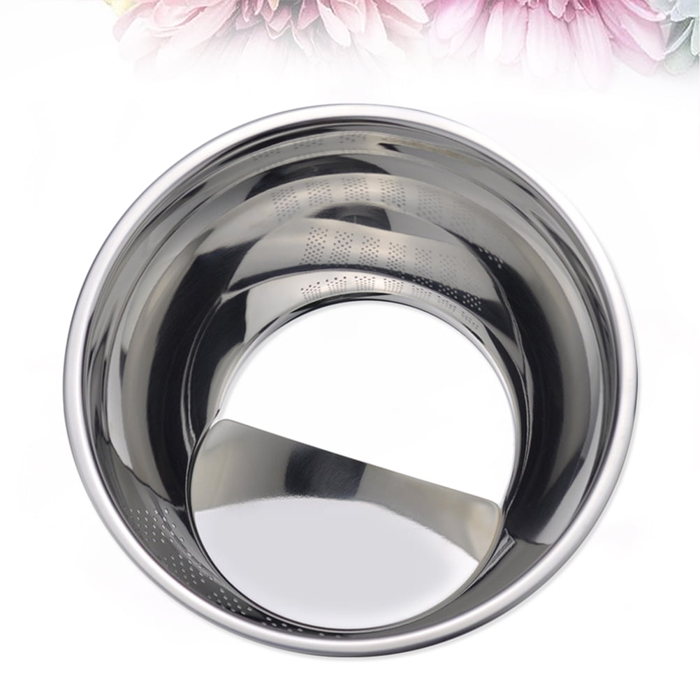 WHAMVOX 304 Stainless Steel Rice Bowl Dish Fine Mesh Strainer Washing ...