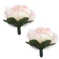 thumbnail image 1 of WHAMVOX 30Pcs Lifelike Artificial Silk Roses Flower Heads for Wedding Decoration 1.2in Diameter, 1 of 8