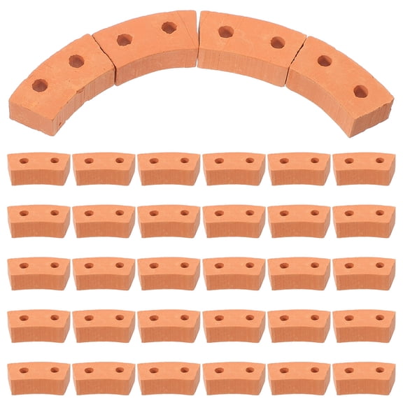 WHAMVOX 30Pcs Mini Bricks Set for Building, Landscaping, Model Making, Craft Accessories, Educational and Creative Projects