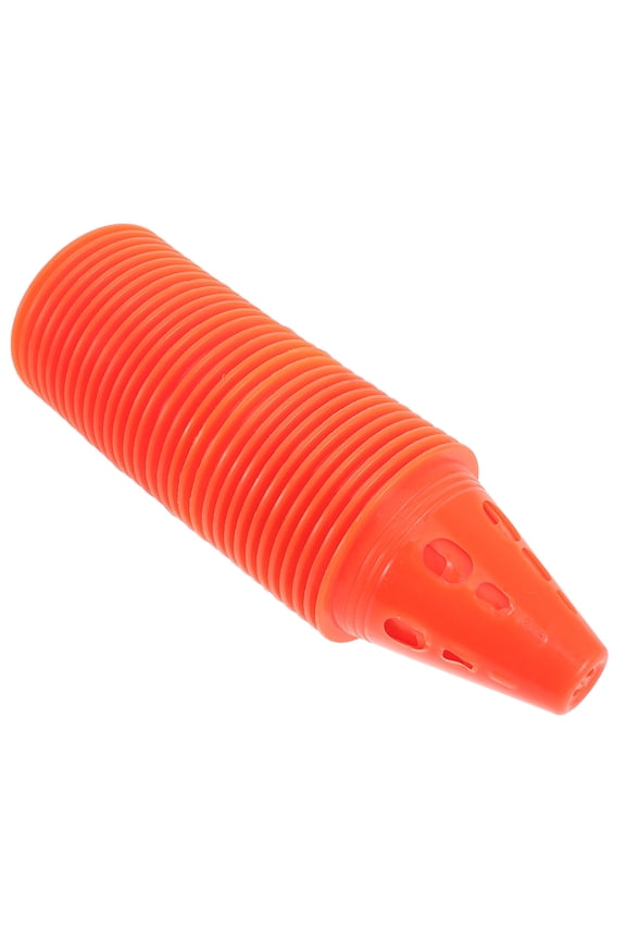 Rolling Cones Orange PE 30Pcs For Athletes Outdoor Sports