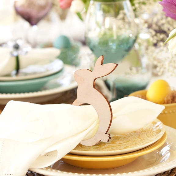 SEWCHICS Table Decoration Napkin Shaped for Families 30Pcs 3.5X2.4X0.1In