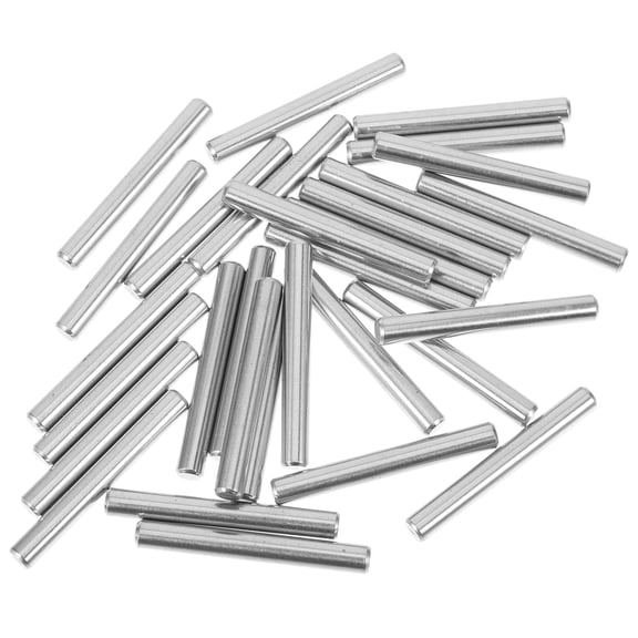 WHAMVOX 30pcs Dowel Pin Replacement 40mm Cylindrical Pin Stainless Steel Locating Dowel Roll Pin