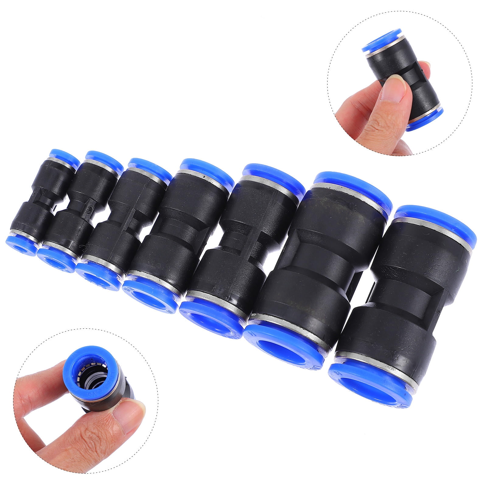 WHAMVOX 35 Pcs Quick Connector Set Air Pipe Connectors Anti-leaking ...