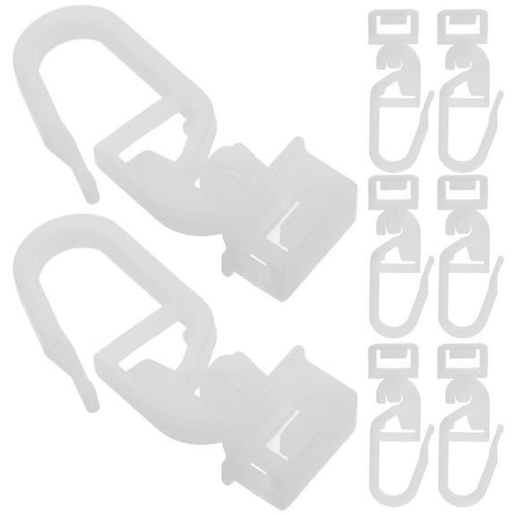 WHAMVOX 36 Pcs Drape Connection Hook Multipurpose Curtain Pulley