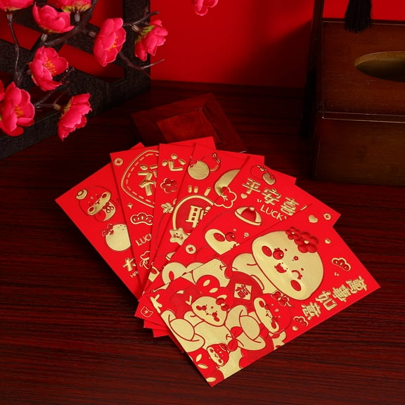 WHAMVOX 36 Pcs Red Envelopes Chinese New Year Red Packets Red Chinese Envelopes For Money Red Pocket Envelopes For Lunar Year Spring Festival 2025