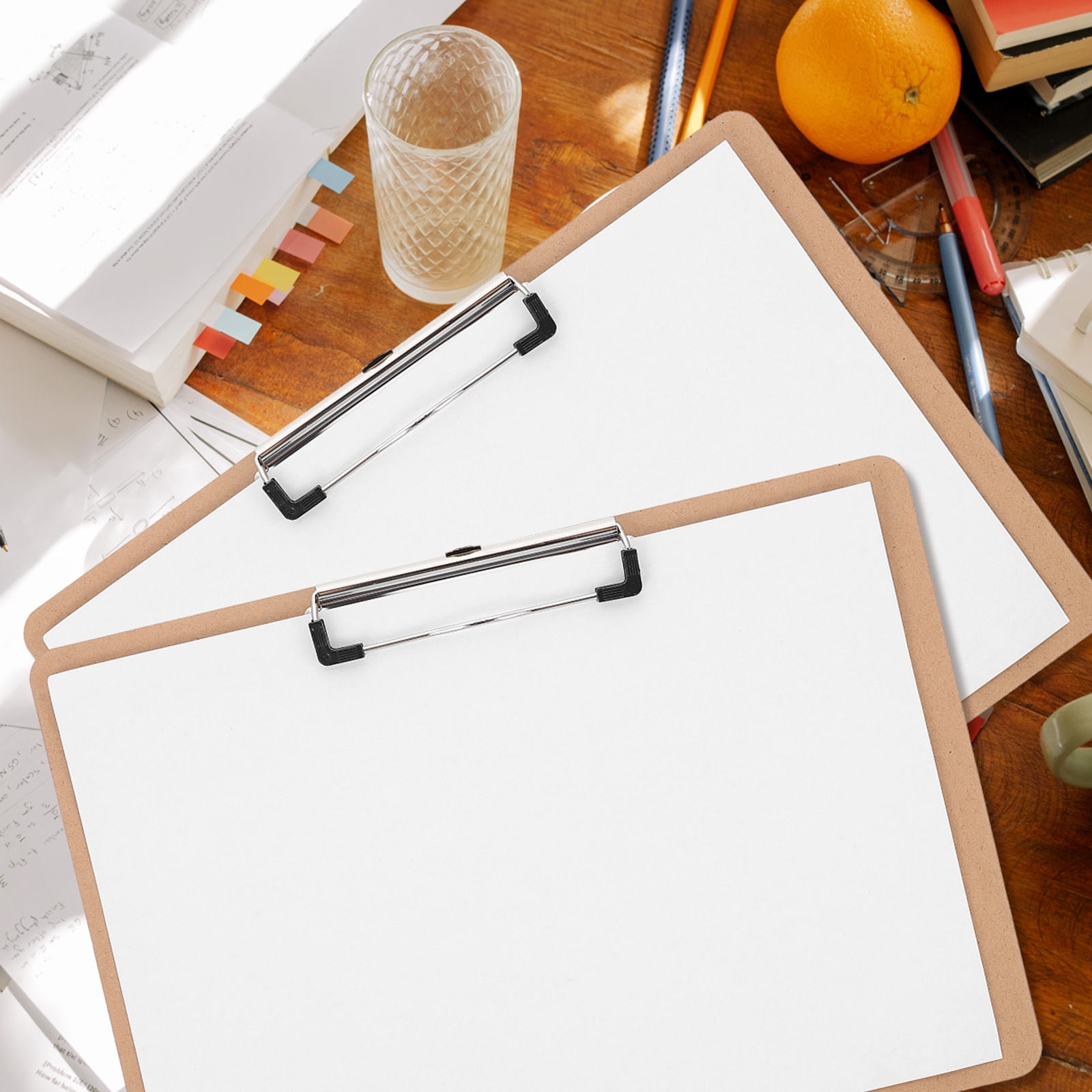 WHAMVOX 3Pcs Nurse Clipboard Portable Document Organizer for Work and School A4 Landscape