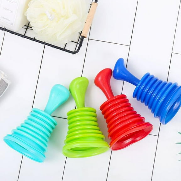 WHAMVOX 3Pcs Practical Sink Plunger Practical Kitchen Suction Stick Sewer Cleaner