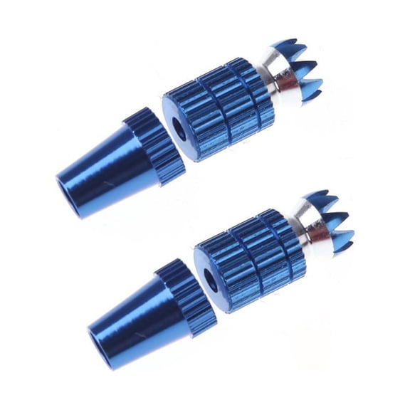 WHAMVOX 3mm Metal Transmitter Stick Anti- Caps for Futaba / /JR Transmitter - One Pair (Blue)
