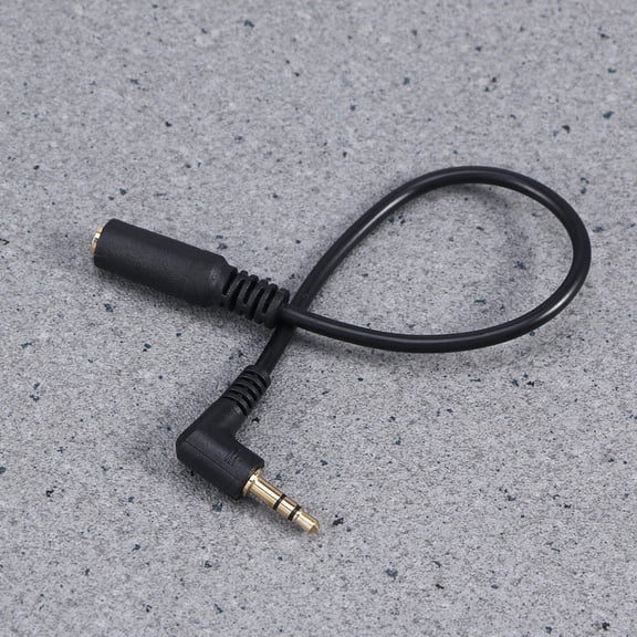 WHAMVOX 3pcs 3.5mm Bend Male to Female AUX Extension Cable Headphone Extension Cable for Cellphone Tablets Computer MP3 Speaker
