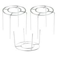 thumbnail image 1 of WHAMVOX 3pcs Inverted Cooling Rack Bread Baking Tools Stainless Steel Cooking Rack Cake Cooling Holder Cookie Drying Rack Oven Pan Baking Tool Silver, 1 of 8