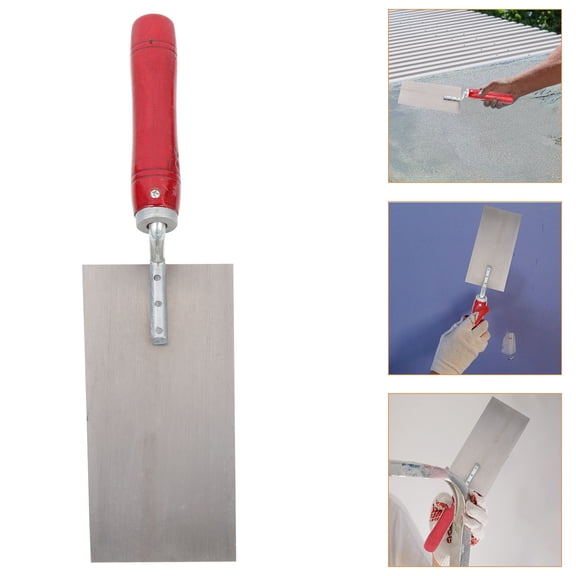 WHAMVOX 3pcs Masonry Trowel Finishing Trowel Construction Spatula Margin Trowel Paint Scraper