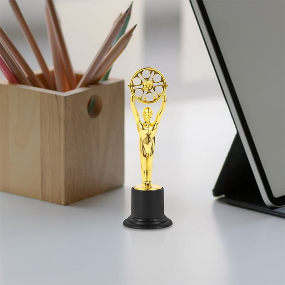WHAMVOX 3pcs Mini Trophies For Awards Competition Trophy For Winner Participation Trophy For Prize Trophy Decor For Kindergarten Shaped Trophy Props