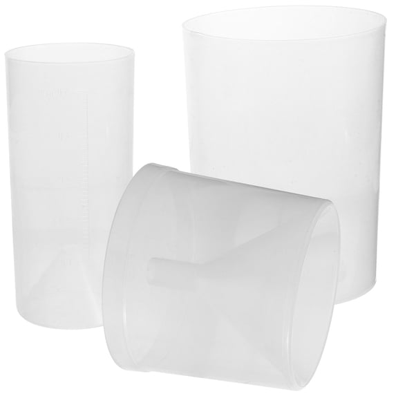 WHAMVOX 3pcs Rain Measuring Tube Plastic Rain Gauge Rain Measuring Tool Plastic Rain Gauge