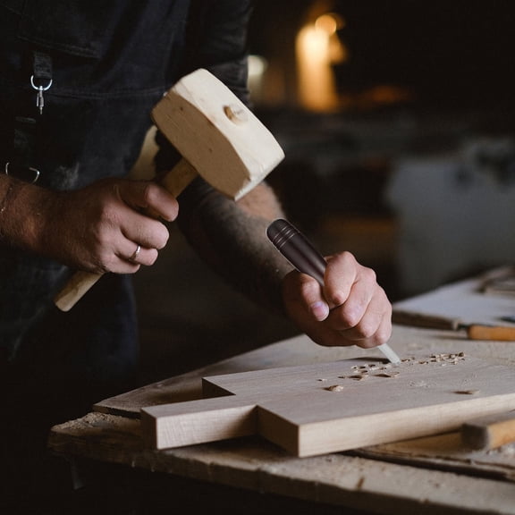 WHAMVOX 3pcs Rasp File Wooden Handles Comfortable Handles File Wooden Grip Handles