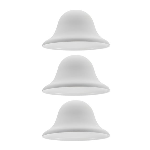 WHAMVOX 3pcs Replacement Plastic Lamp Shade for Ceiling Fan Light Small Lampshade for Table Lamp Bell Lamp Shade for Floor Lamp Decoration