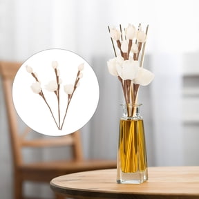 WHAMVOX 3pcs Rice Paper Diffuser Sticks Flower Fragrance Diffuser For Home Replacement Essential Oil Aroma Diffuser Sticks For Bedroom Bathroom And Office Decor