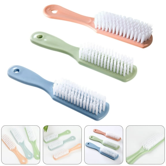 WHAMVOX 3pcs Shoe Polish Cleaning Brush Set Essential Cleaning Tools for Shoes