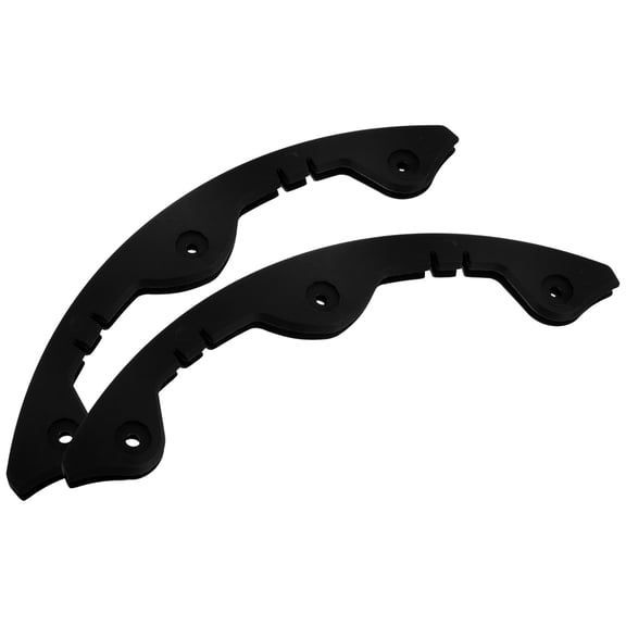 WHAMVOX 3pcs Snowboard Edge Guard Anti Collision Strip Arc Shaped Deck Bumper For Ski Board Protection Snowboard Accessory Prevents Damage