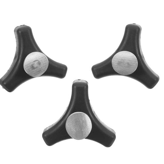 WHAMVOX 3pcs Useful Lawn Trimmer Handle With Triangular Plastic Grip Fits Most Garden Tools Secure Knob Bolt For Lawn And Garden Care