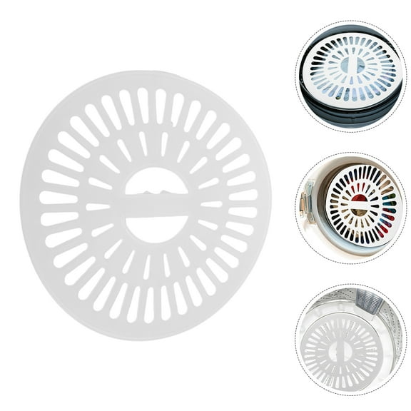 WHAMVOX 3pcs Washing Machine Cover Washer Dryer Top Protector Sink Drain Cover Plastic Sink Strainer Bathroom Sink Drain Strainer