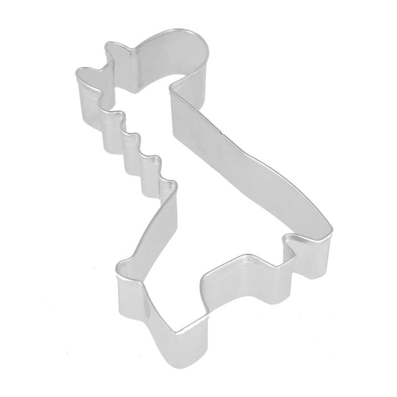 WHAMVOX 4 PCS Giraffe Biscuit Mold Animal Tin Pastry Cookie Cutters Silver