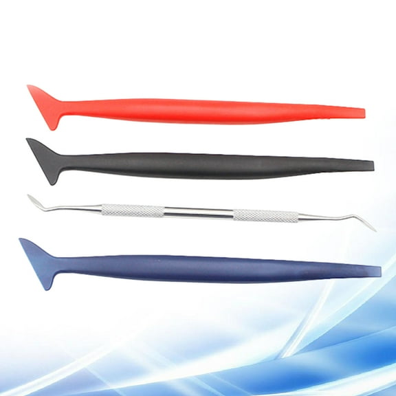 HEANUJJ Car Film Tool Set 4 Pieces TPU Car Window Tint Installation Tools for Application and Closing