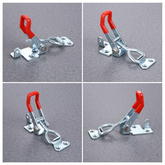 WHAMVOX 4 PCS Toggle Clamp Adjustable Clamping Fixture Clamps Quick-release