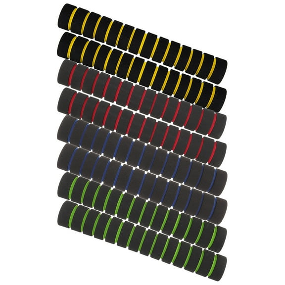 SEWCHICS Cylindrical Kayak Paddle Grips Green Sponge 4 Pairs 8.7x1.4x1.4in