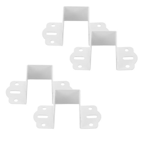 WHAMVOX  4 Pcs Bed-rail Hook Sleeper Brackets Hardware Accessories