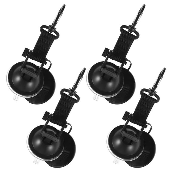 LITINKIMI Suction Cup Hooks for Outdoor and Home 4Pcs 5.9x2.6x1.6in