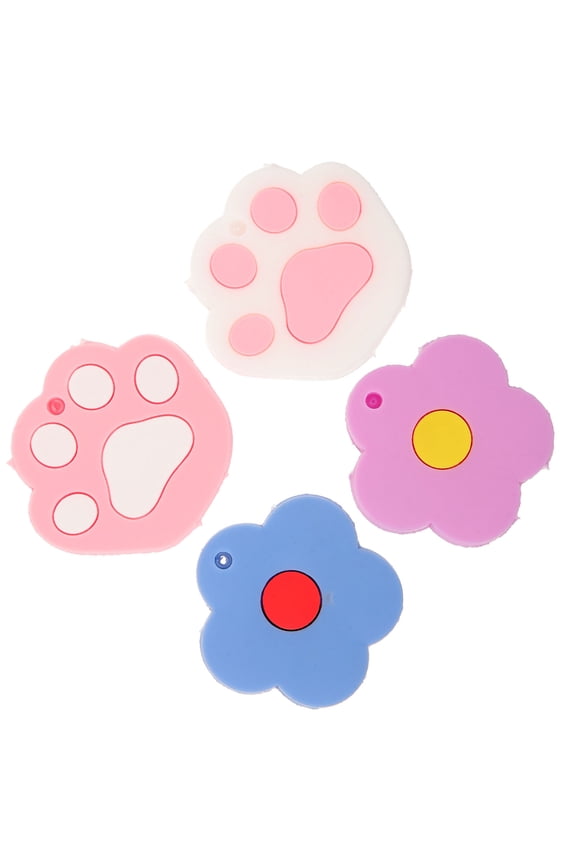 4 Pcs Cat Claw Keychain Accessories Decoration Set Student