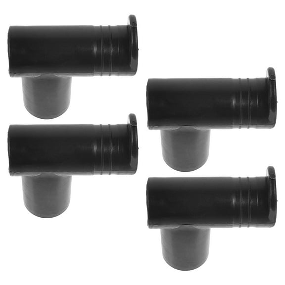 WHAMVOX  4 Pcs Clothes Drying Rack Accessory Connectors Support Accessories Black