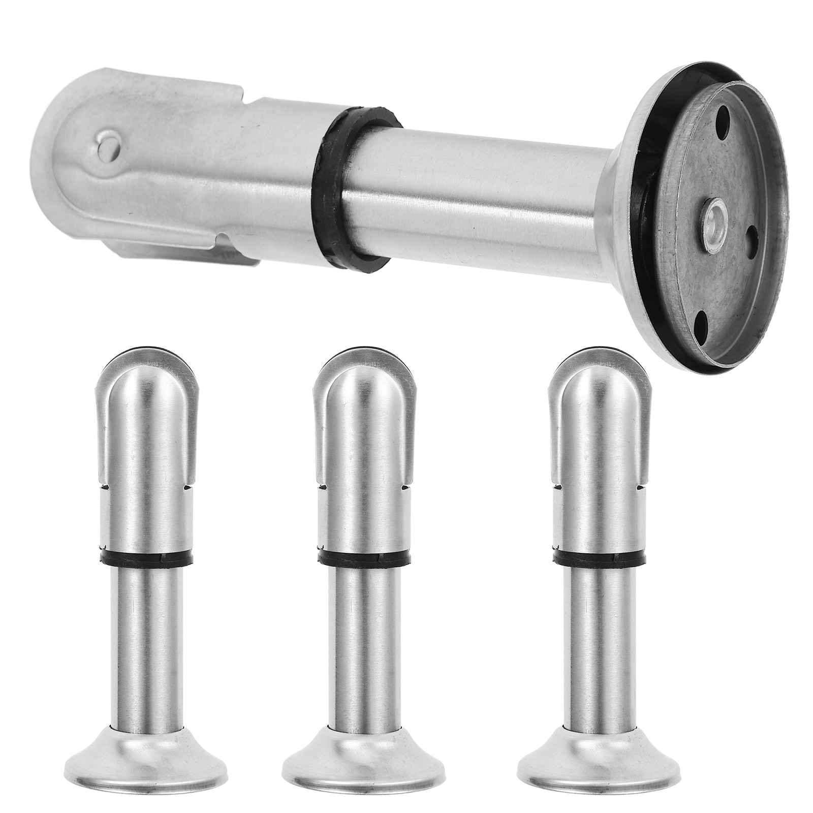 Partition Support WHAMVOX 4 Pcs Divider Support Stainless Steel Partition Bracket ...