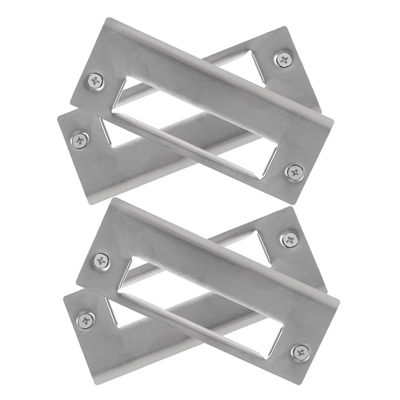 WHAMVOX 4 Pcs Door for inside Doors Ball Lock Accessories 11.00X4.40X0.20CM Silver