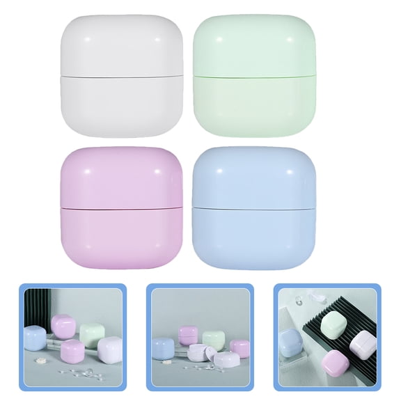 WHAMVOX  4 Pcs Empty Cosmetic Container Size Containers Small Travel