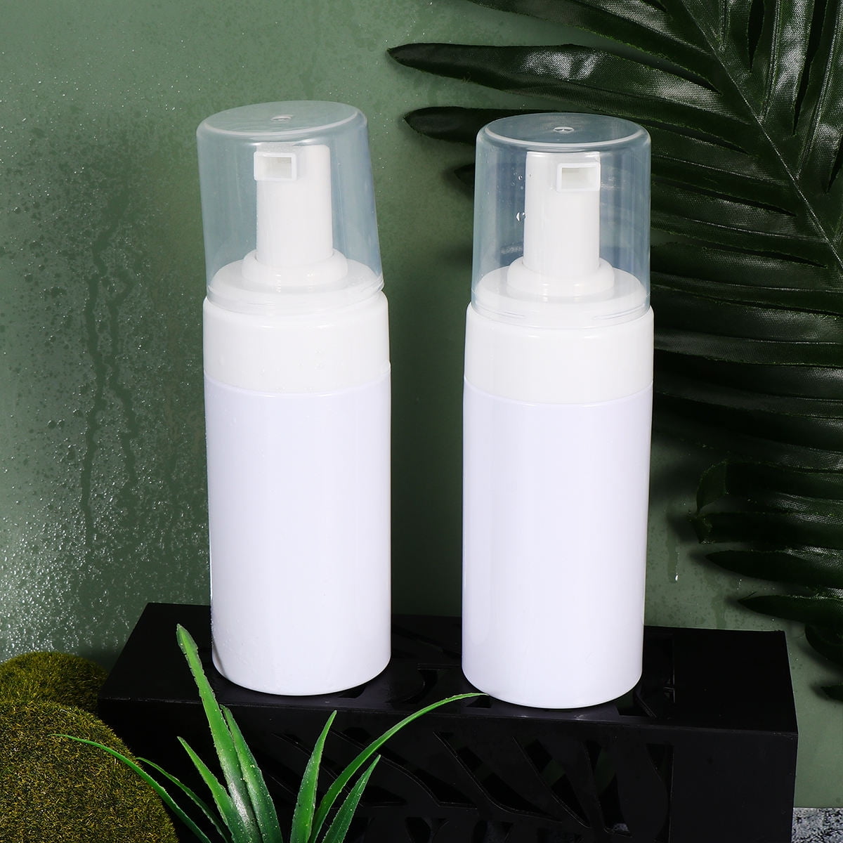 WHAMVOX 4 Pcs Foam Handwash Liquid Soap Travel Sanitizer White