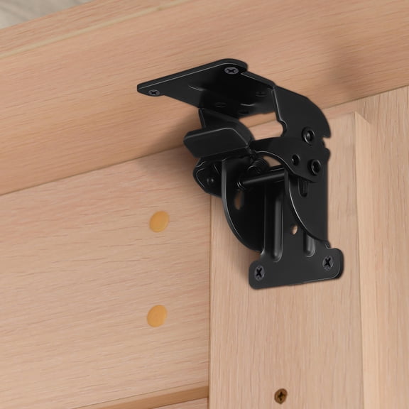 WHAMVOX 4 Pcs Folding Furniture Hinge Self Locking Hardware Connection Parts