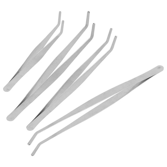WHAMVOX  4 Pcs Gardening Tweezers Long Weeding Tool Precision Forceps
