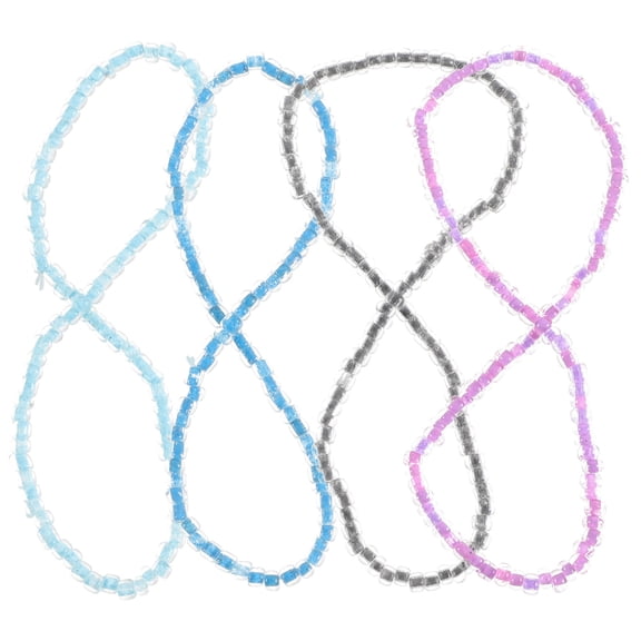 WHAMVOX  4 Pcs Glowing Beads Ankle Bracelets Anklets for Women Miss