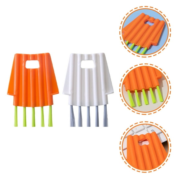 WHAMVOX 4 Pcs Groove Cleaning Brush Multi-functional Premium Material Baby