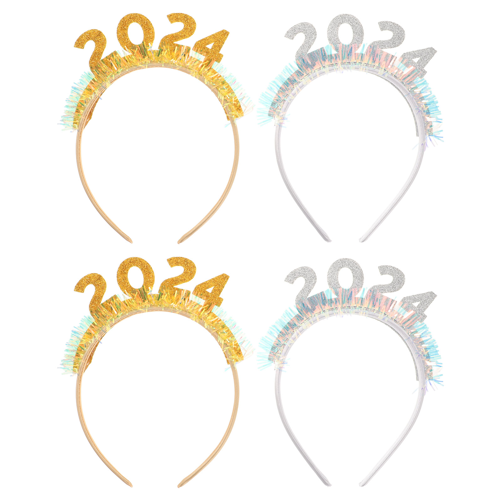 Widmann Haarband Happy New Year – Glitzerndes Accessoire Für Silvester