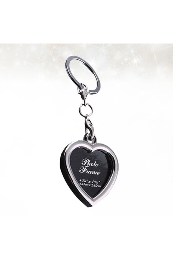 4 Pcs Heart Decor Couple Keychain Durable Keychain Lovers M
