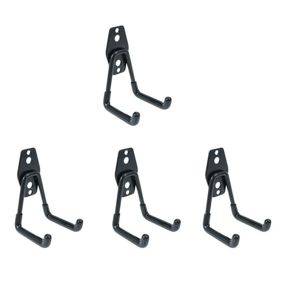 WHAMVOX 4-Pack Heavy Duty Metal Wall Hooks for Secure and Stable Hanging, Construction, Strong and Sturdy Installation