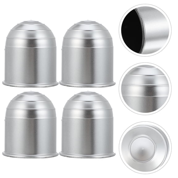 WHAMVOX 4 Pcs Hitch Covers Protective Cap Trailer Coupling Attachment